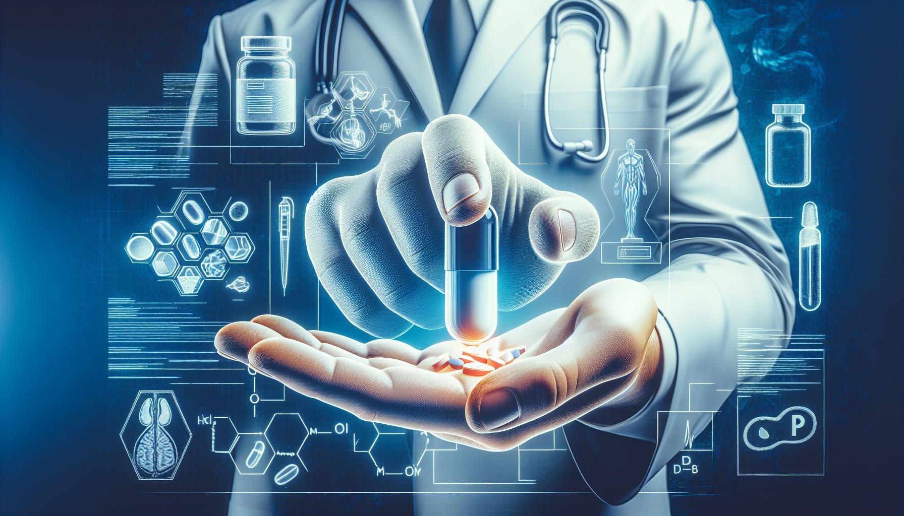 Doctor consulting man about erectile dysfunction treatment options in a modern clinic